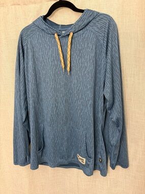 Howler Brothers Loggerhead Hoodie Men's Light Blue Sun Hoodie
